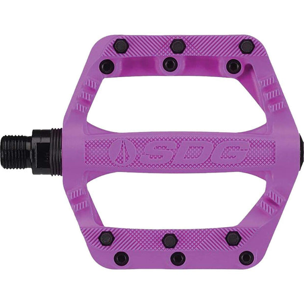 SDG SLATER Aluminum Flat Pedal Purple