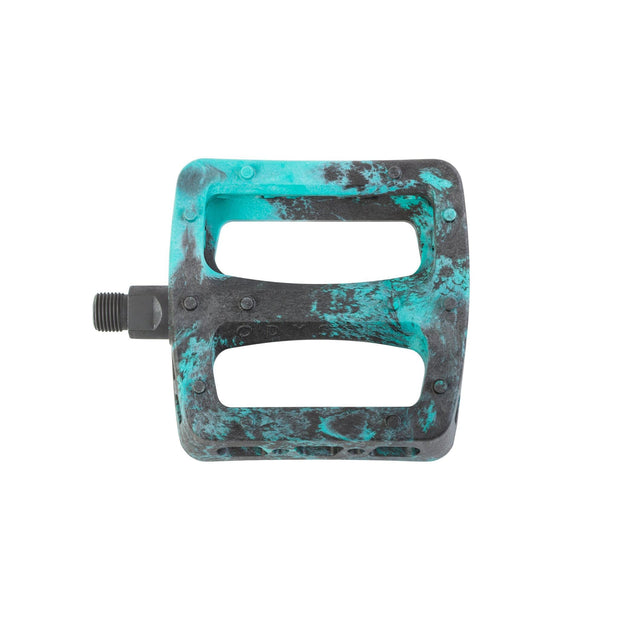 Odyssey TWISTED PRO PC Composite Flat Pedals Billiard Green/Black