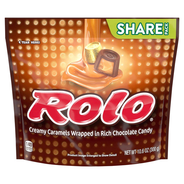 Rolo Creamy Caramels Wrapped in Rich Chocolate Candy 10.6 oz