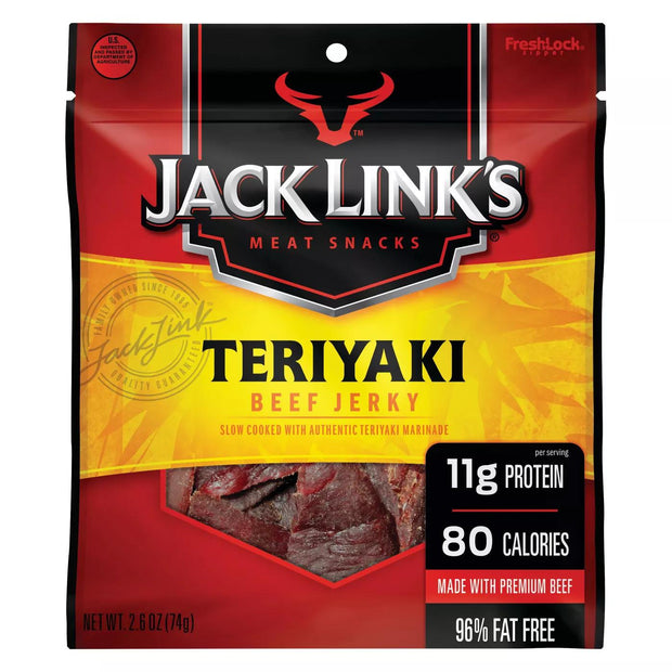 Jack Links Teriyaki Jerky 2.6Oz