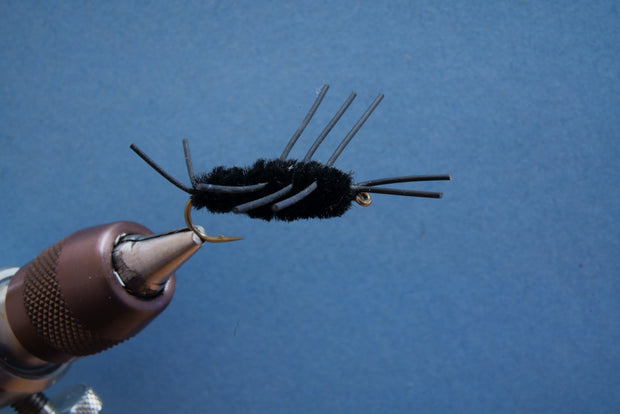 Rubber Legs Stonefly Balck #8