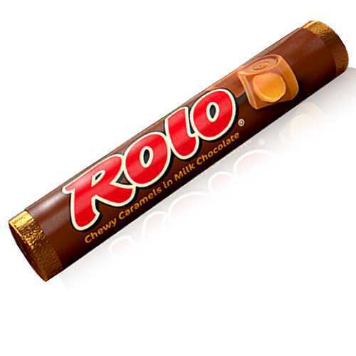 Rolo Creamy Caramels Wrapped in Rich Chocolate Candy 1.7-Ounce Rolls