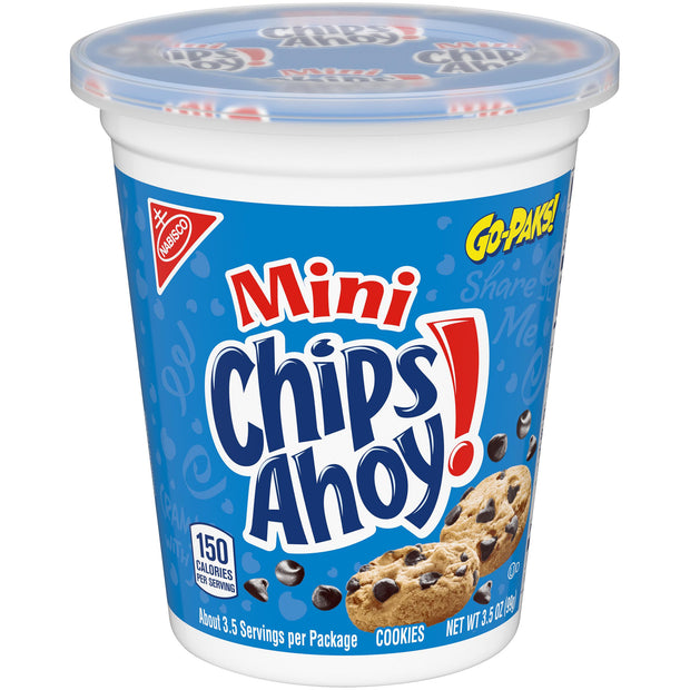 Chips Ahoy Cookies Mini Go Packs 3 Oz