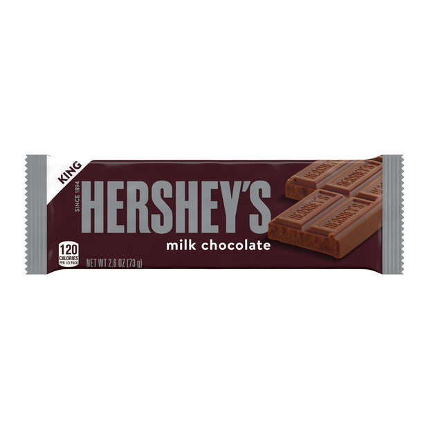 Hersheys King Size Milk Chocolate Bars 2.6 Oz