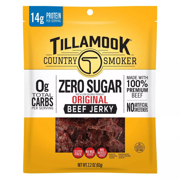 Tillamook Jerky 0 Sugar Original 2.2Oz