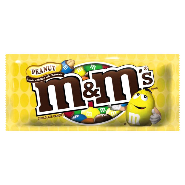 M&Ms Single Peanut Choc Candies 1.74 Oz