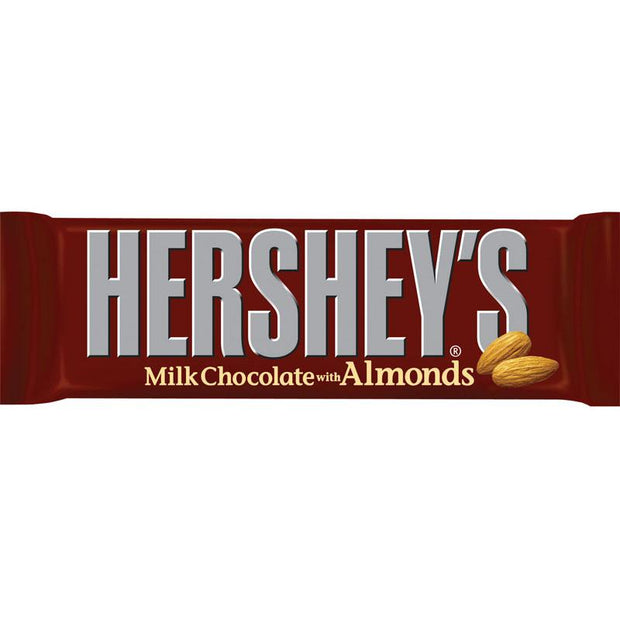 Hersheys Bar Milk Choc Almond Single 1.4 Oz