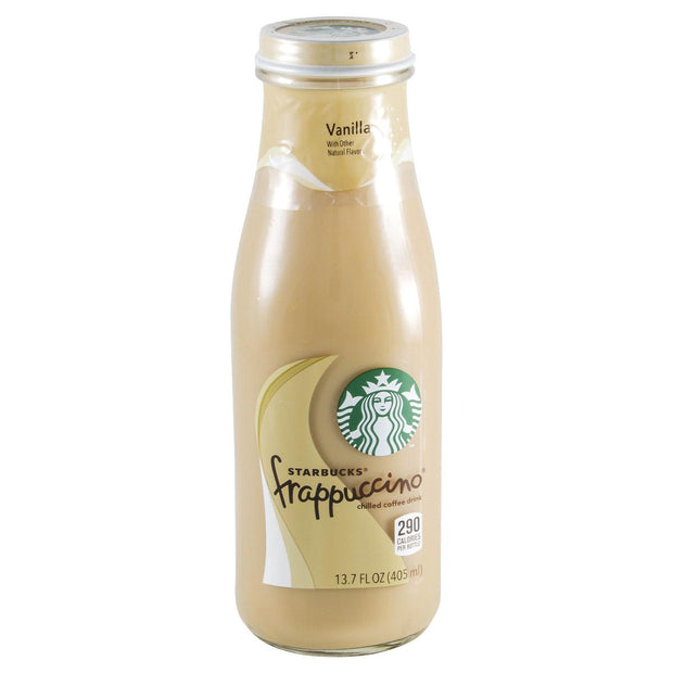 Starbucks Frappuccino Coffee Drink Vanilla Flavored 137 Fl Oz Bottle