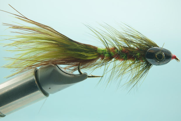 Fish Skull Bugger Olive #4