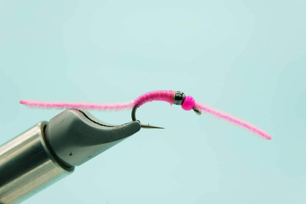 Jake's DB Rib Worm Hot Pink #10