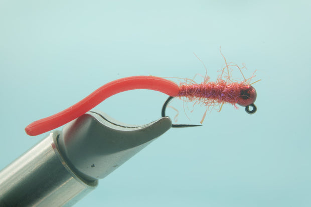 Jig Wonky Worm Red #10