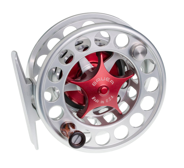 Bauer SST Fly Reel Red Star Dial