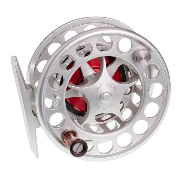 Bauer SST Fly Reel Silver Star Dial