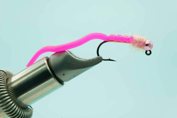 TPB Squirmy Worm Jig Hot Pink #12