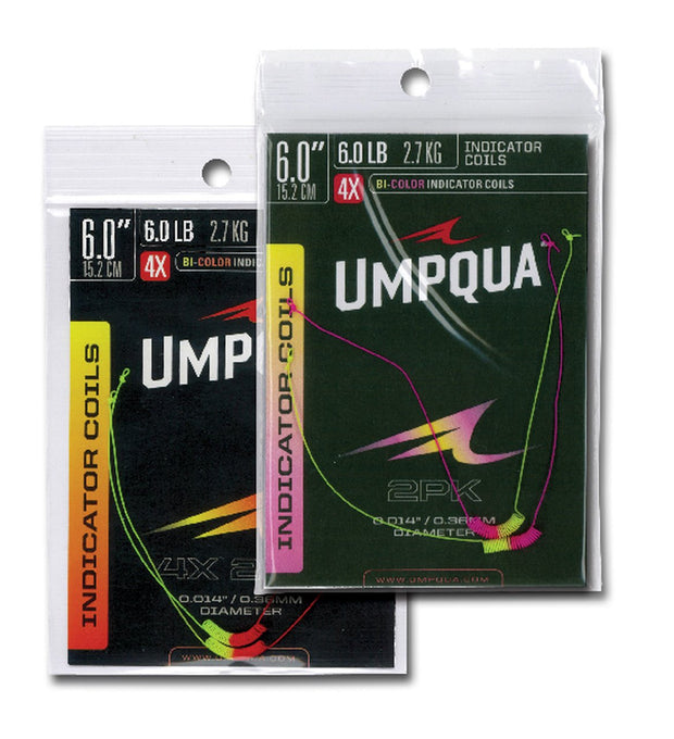 Umpqua Indicator Coil 2-Pack 6' Yellow/Pink - 03X