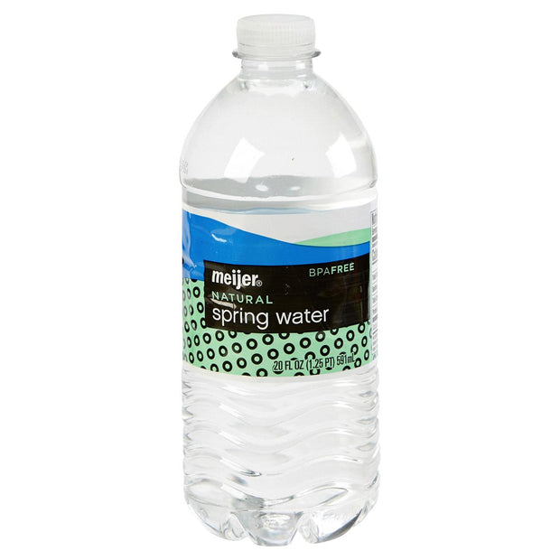 Meijer Spring Water 20 Oz