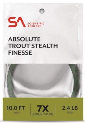 Scientific Anglers Absolute Trout Finesse Leader 9' Single