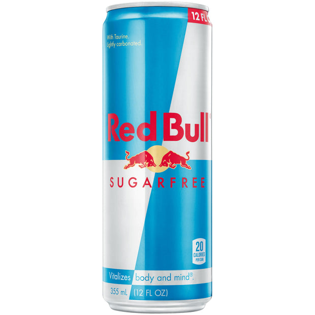 Red Bull Energy Drink Sugar Free 12 Fl Oz