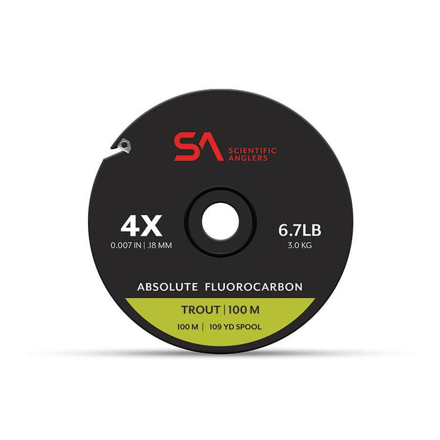 Scientific Anglers Absolute Trout Fluorocarbon Tippet 100M