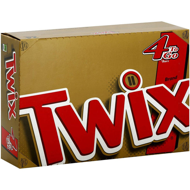 Twix Caramel Sharing Size Chocolate Cookie Bar Candy 3.02 Oz