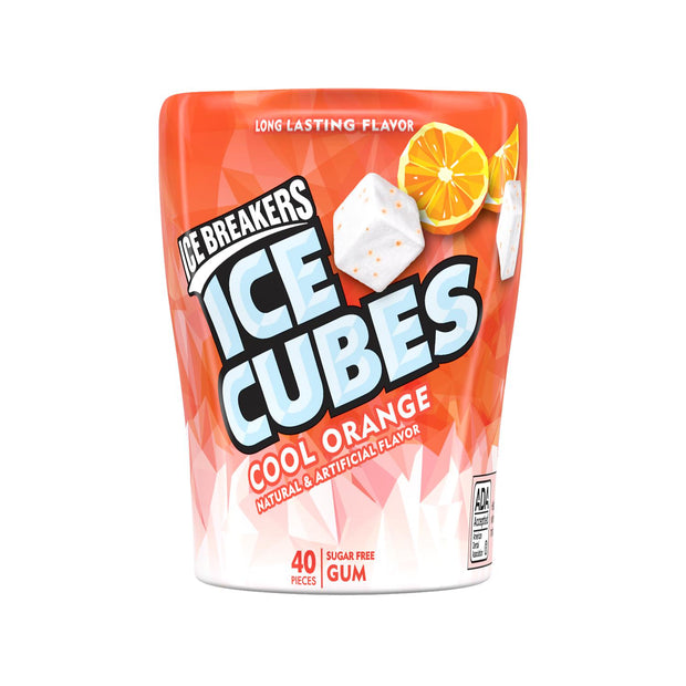 Ice Breakers Ice Cubes Orange Bottle 3.2