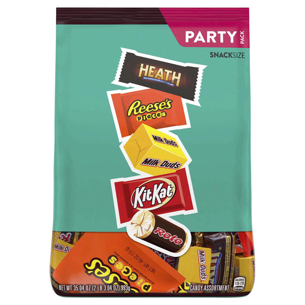 Hersheys Assortment - Reeses Pieces - Rolo - Heath - Milk Duds - Kit Kat 35.04 oz