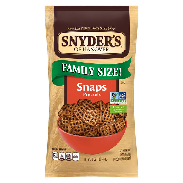 Snyders of Hanover Pretzel Snaps 16 Oz