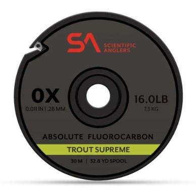 Scientific Anglers Absolute Fluorocarbon Trout Supreme Tippet 30M