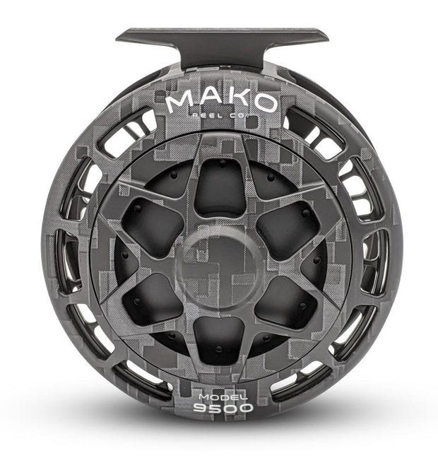 Mako 9550-1012 Inshore Fly Reel Matte Digi Camo Gray Left Hand