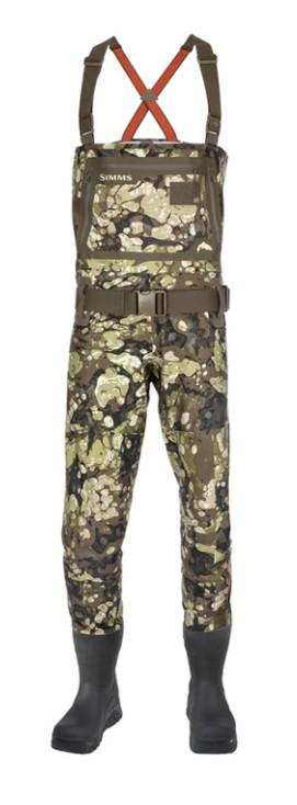 Simms G3 Guide Bootfoot Waders Vibram Riparian Camo