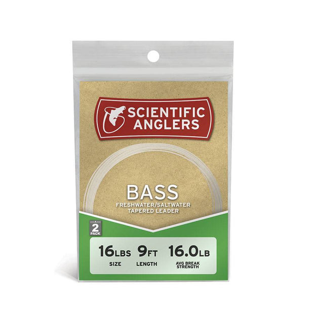 Scientific Anglers Bass Leaders 9' 2-pack