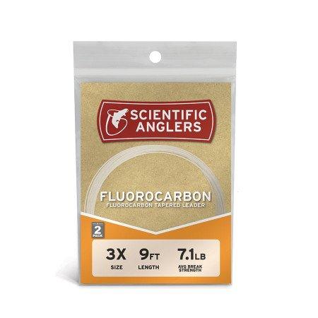 Scientific Anglers Fluorocarbon Leaders 9' 2-pack