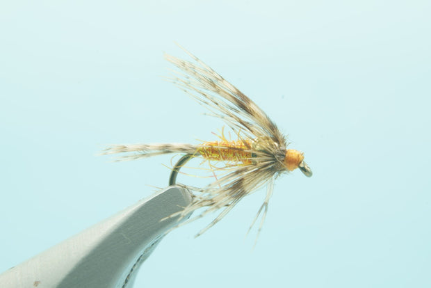 Soft Hackle Thorax Bead Orange