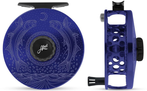 Abel Super Series Reel 11/12 Underwood Moondance Deep Blue/Black Handle