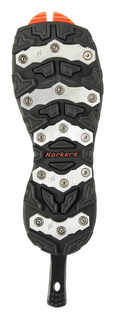 Korkers OmniTrax 3.0 Triple Threat Soles - Aluminum Bar