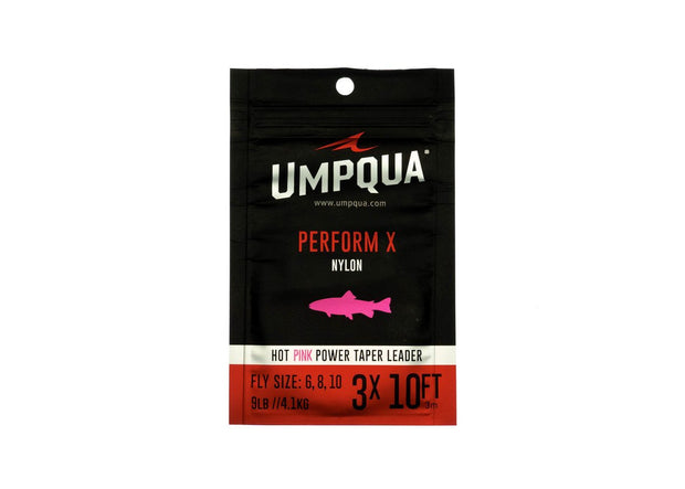 Umpqua Perform X Hot Pink Power Taper Leader